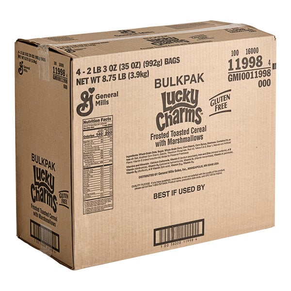 Lucky Charms Cereal 35 oz. - 4/Case