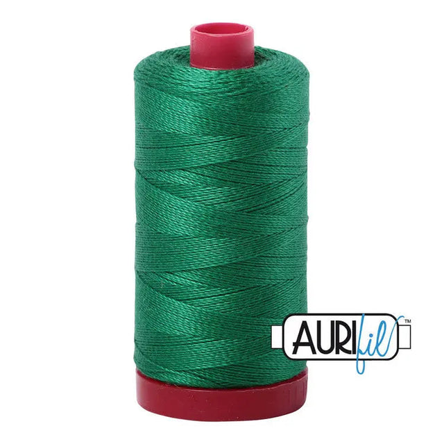 Cotton Thread 12 WT Green Large Spool