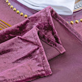 Crushed Velvet Square Tablecloth 85x85 Mauve