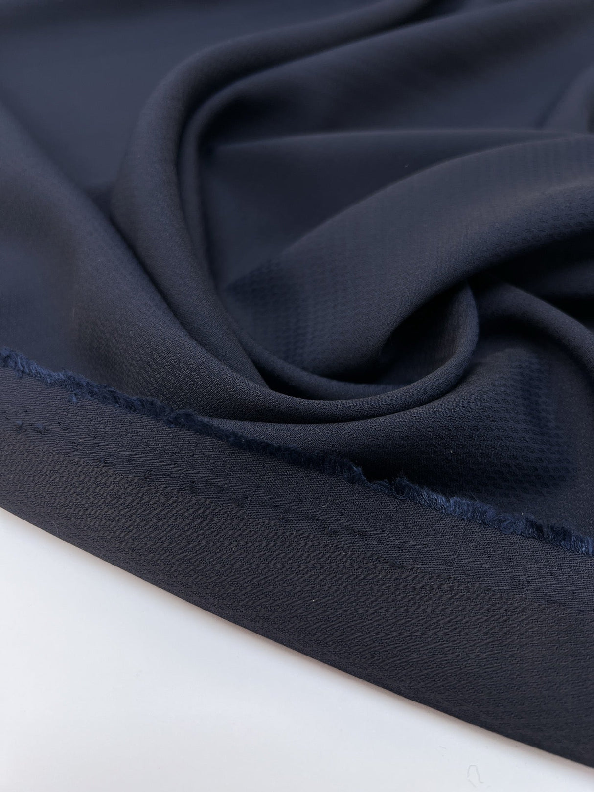 Viscose Jacquard Fabric Blue Abstract