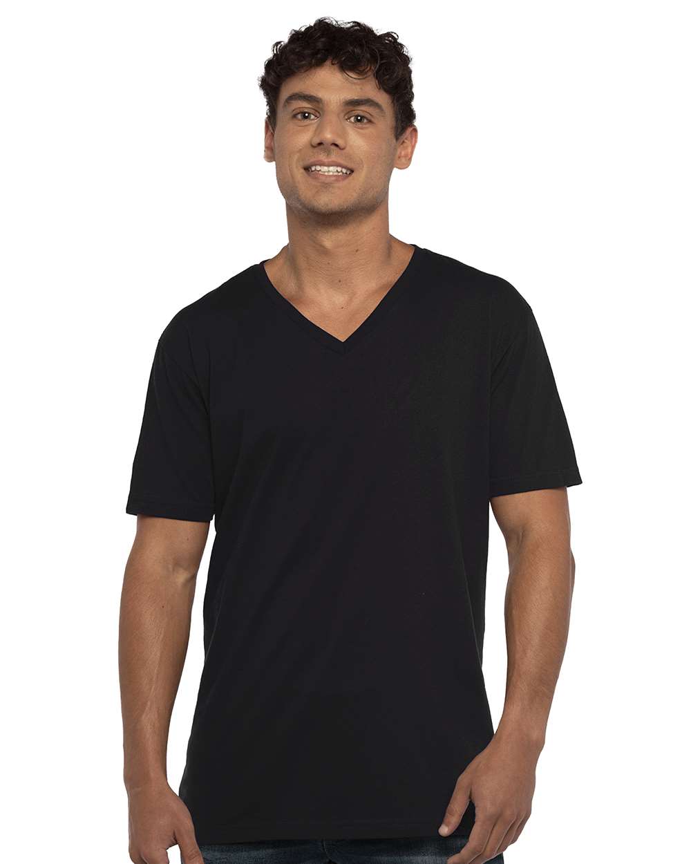 Next Level® Cotton V-Neck Short Sleeve T-Shirt