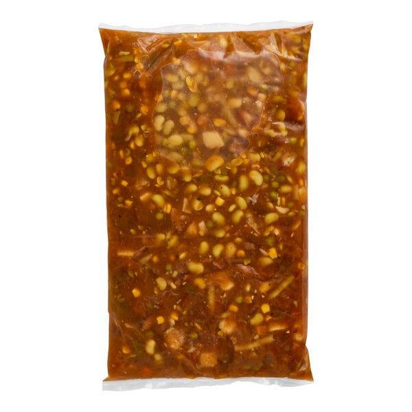 Spring Glen Fresh Foods Vegetable Soup with Beef 5 lb. - 2/Case