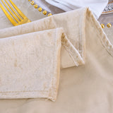 Velvet Cloth Dinner Napkins 20x20 Champagne