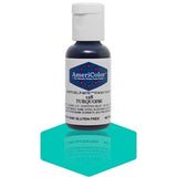 Turquoise Soft Gel Paste Food Color - AmeriColor 128