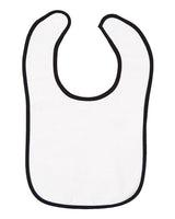 Infant Contrast Trim Terry Bib