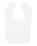 Rabbit Skins Infant Contrast Trim Terry Bib