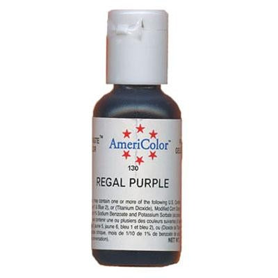 Regal Purple Soft Gel Paste Food Color - AmeriColor 130