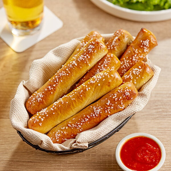 Dutch Country Foods Pennsylvania Dutch Soft Pretzel Sticks 2 oz. - 96/Case