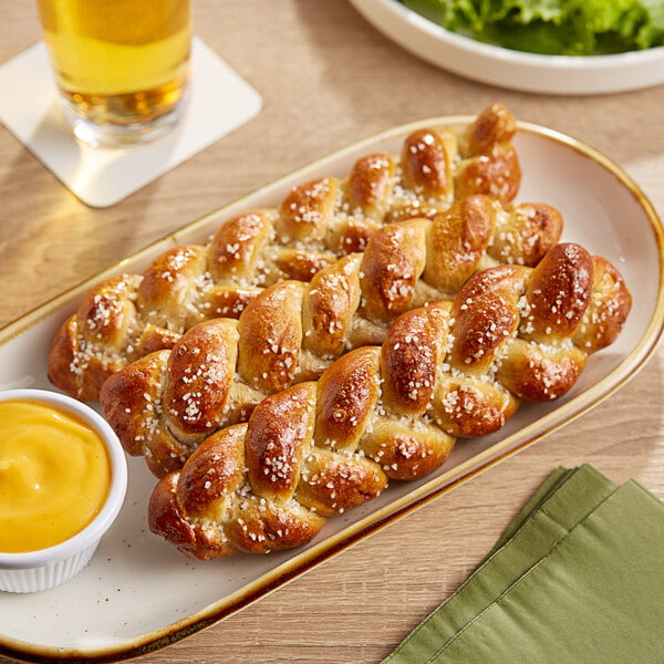 Dutch Country Foods Pennsylvania Dutch Soft Pretzel Braid 6 oz. - 48/Case