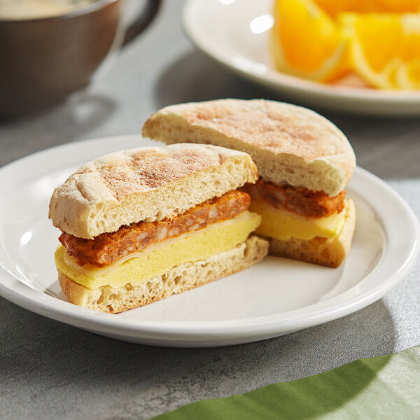 Clara's Kitchen Chorizo Breakfast Sandwich 5 oz. - 12/Case