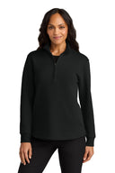 Port Authority® Womens Wearever Signature Double Pique 14-Zip Midweight Pullover