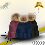 Port Authority® Faux Fur Pom Beanie