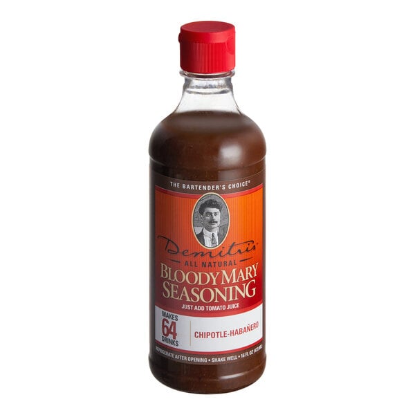Demitri's Chipotle-Habanero Bloody Mary Concentrated Seasoning 16 fl. oz.