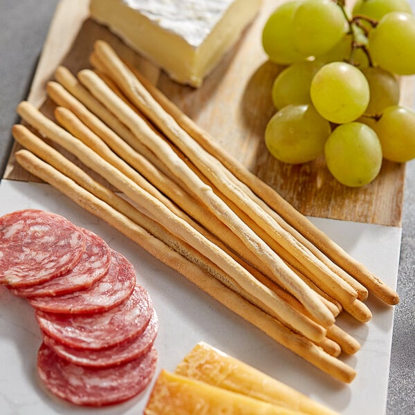 Panealba Thin Grissini Breadsticks 20-Count Bag - 16/Case