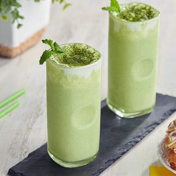 Cappuccine Matcha Latte Frappe Mix 3 lb. - 5/Case