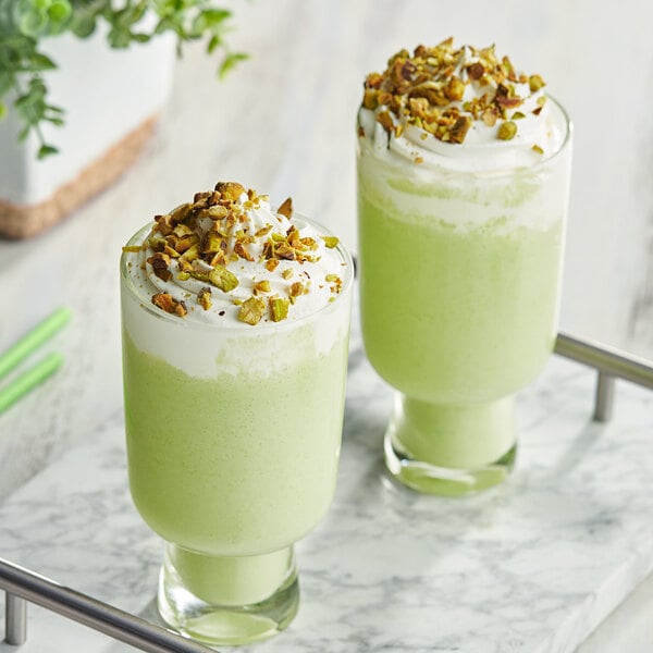 Cappuccine Pistachio Frappe Mix 3 lb. - 5/Case
