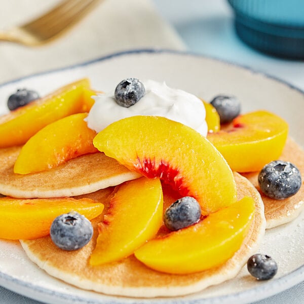 Simplot Simple Goodness IQF Sliced Peaches 5 lb. - 4/Case