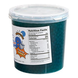 Bossen Sour Blue Raspberry Bursting Boba 7.04 lb. - 4/Case