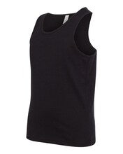 BELLA + CANVAS 3480Y Youth Jersey Crew Neck Tank Top - 3480Y in Neon Pink