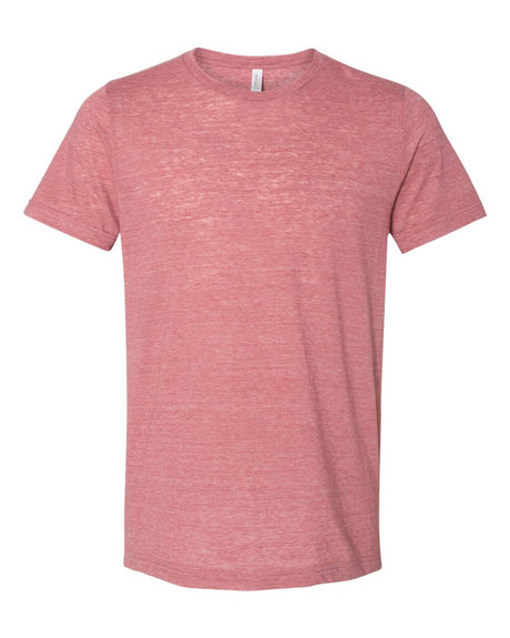 BELLA + CANVAS Texture Crewneck Short Sleeve Tee in Navy