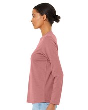 Image 1: Bella Canvas Women's Jersey Crewneck Long Sleeve TeeImage 2: Soft jersey long sleeve women's shirtImage 3: Premium Bella Canvas ladies apparelImage 4: Blank women's long sleeve teeImage 5: Lightweight casual layering topImage 6: Comfortable crewneck jersey shirt