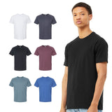 BELLA + CANVAS® Crewneck Short Sleeve Heather CVC Raglan Tee