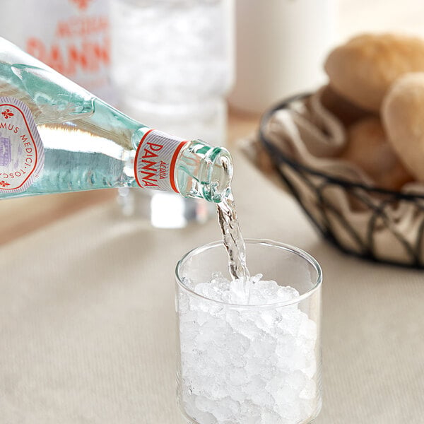 Acqua Panna Natural Spring Water 1 Liter Glass Bottle - 12/Case