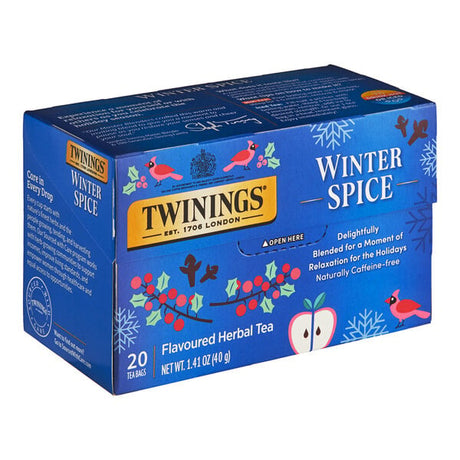 Twinings Winter Spice Herbal Tea Bags - 20/Box