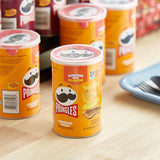 Pringles Cheddar Cheese Potato Crisps Grab-and-Go Can 2.5 oz. - 12/Case