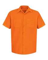 Red Kap Men's Enhanced Visibility Short Sleeve Work Shirt