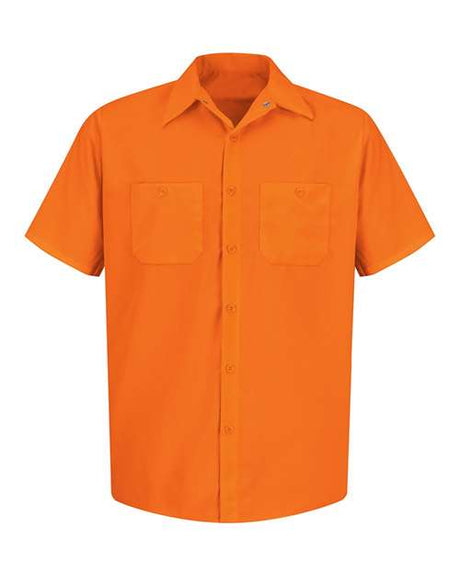 Red Kap Men's Enhanced Visibility Short Sleeve Work Shirt