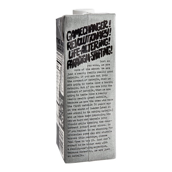 Oatly Oat Milk Half and Half 32 fl. oz. - 6/Case