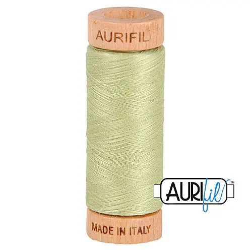 Cotton Thread 80wt Light Avocado Aurifil Spool