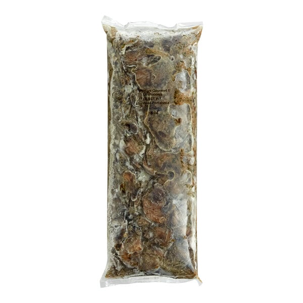Phillips Gourmet Mushrooms IQF Seasoned Sauteed Sliced Portabella Mushrooms 16 lb.