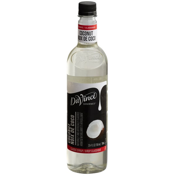 DaVinci Gourmet Classic Coconut Flavoring Syrup 750 mL - 4/Case