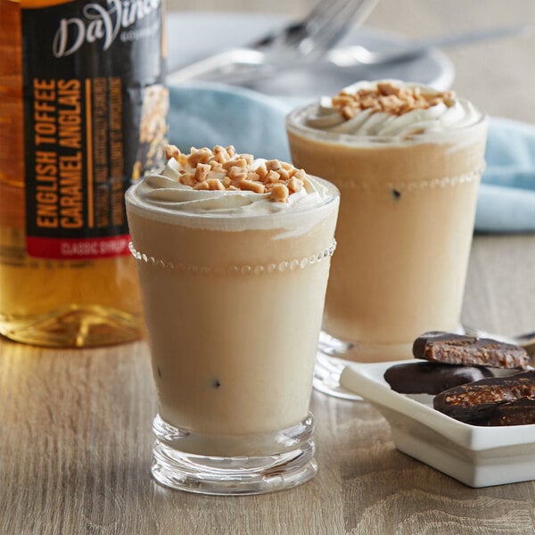 DaVinci Gourmet Classic English Toffee Flavoring Syrup 750 mL - 4/Case