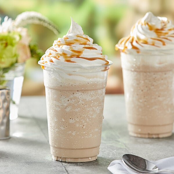 Capora 3.5 lb. Caramel Latte / Frappe Mix - 5/Case