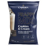 Capora 3.5 lb. Cookies & Cream Frappe Mix - 5/Case