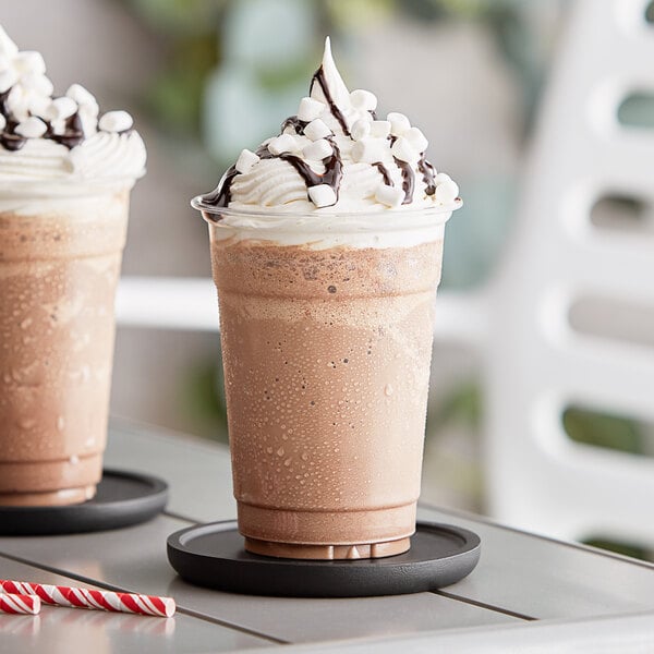 Capora Frozen Hot Chocolate / Frappe Mix 3.5 lb. - 5/Case