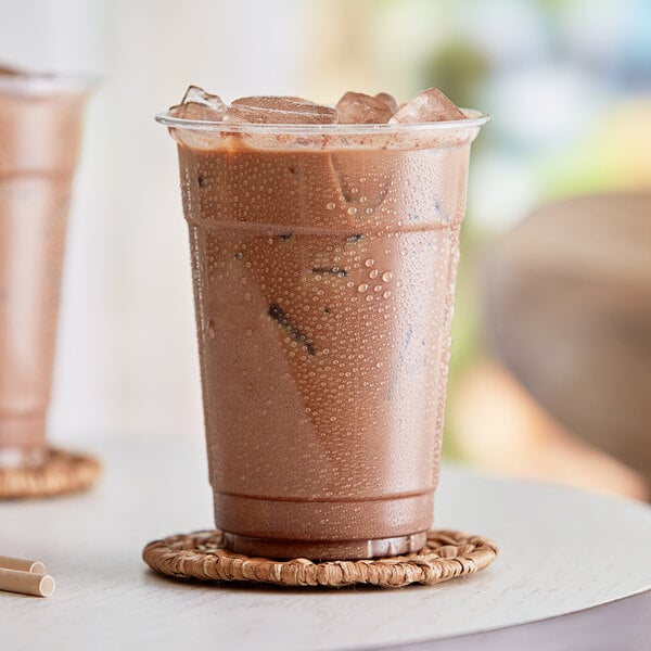 Capora Frozen Hot Chocolate / Frappe Mix 3.5 lb. - 5/Case