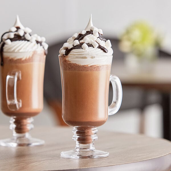 Capora Frozen Hot Chocolate / Frappe Mix 3.5 lb. - 5/Case