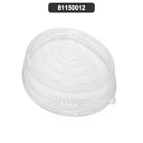 25 Pieces Round Pet Dome Lids Perfect Fit for 12" Platters