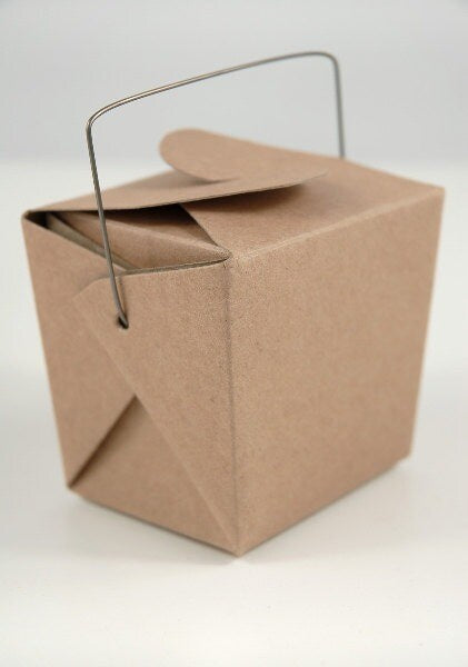 Kraft Wire Handle Boxes 2.75" x 2" x 2.5"