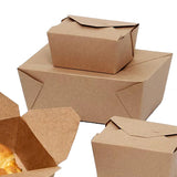 Kraft Take Out Boxes 8 1/2 Inch 6 1/4 Inch 2 1/2 Inch