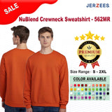 JERZEES® NuBlend Crewneck Long Sleeve Sweatshirt