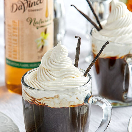 DaVinci Gourmet All-Natural Madagascar Vanilla Flavoring Syrup 750 mL - 4/Case