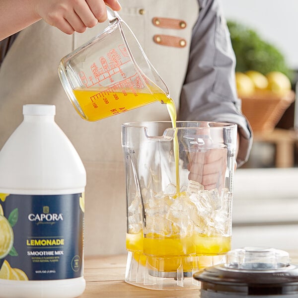 Capora Lemonade Fruit Smoothie Mix 64 fl. oz. - 6/Case