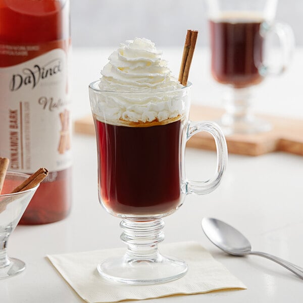 DaVinci Gourmet All-Natural Cinnamon Bark Flavoring Syrup 750 mL - 4/Case