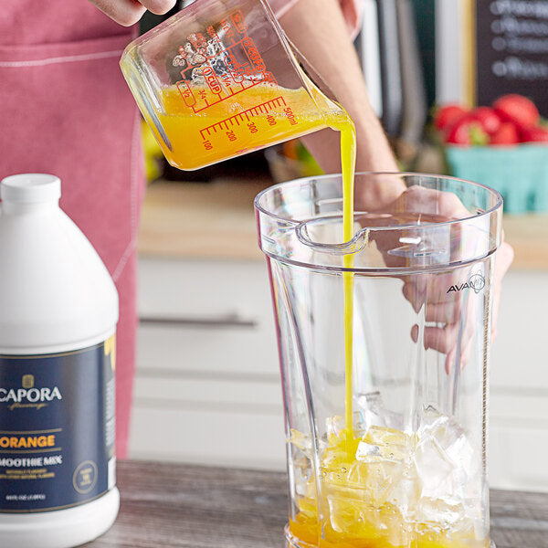 Capora Orange Fruit Smoothie Mix 64 fl. oz. - 6/Case