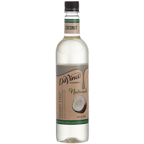 DaVinci Gourmet All-Natural Coconut Flavoring Syrup 750 mL - 4/Case